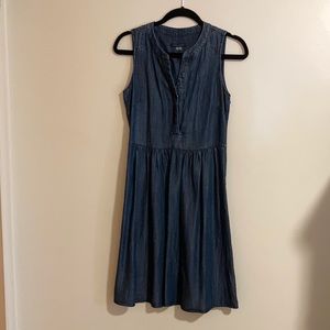 Tommy Hilfiger Chambray Sleeveless Dress